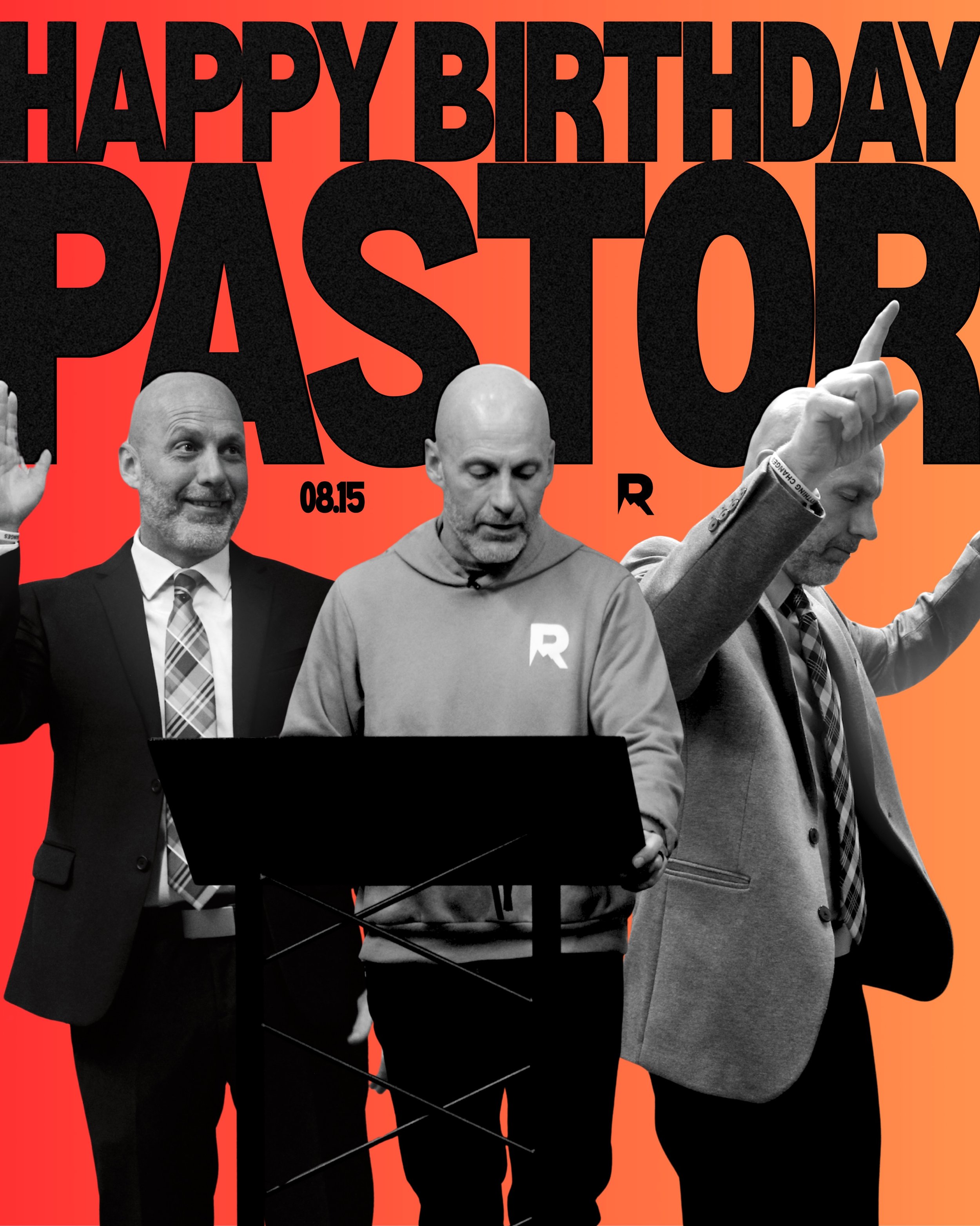 HAPPY BIRTHDAY to our leader, our shepherd, our Pastor! Thank you for your commitment to our church and to our community, and the example of strength, resilience, steadiness, discipline, and holiness. We love you!