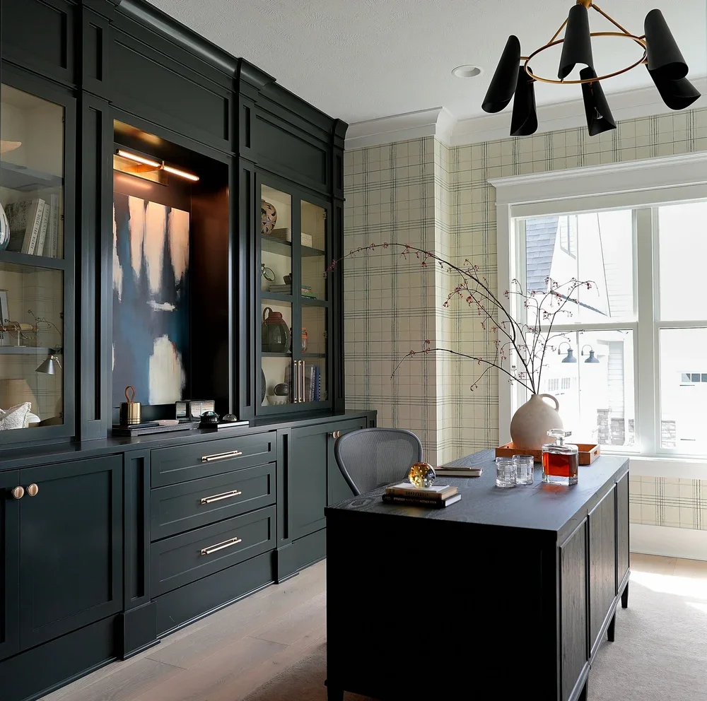 Pittsburgh interior designer Molly Lucas home office design