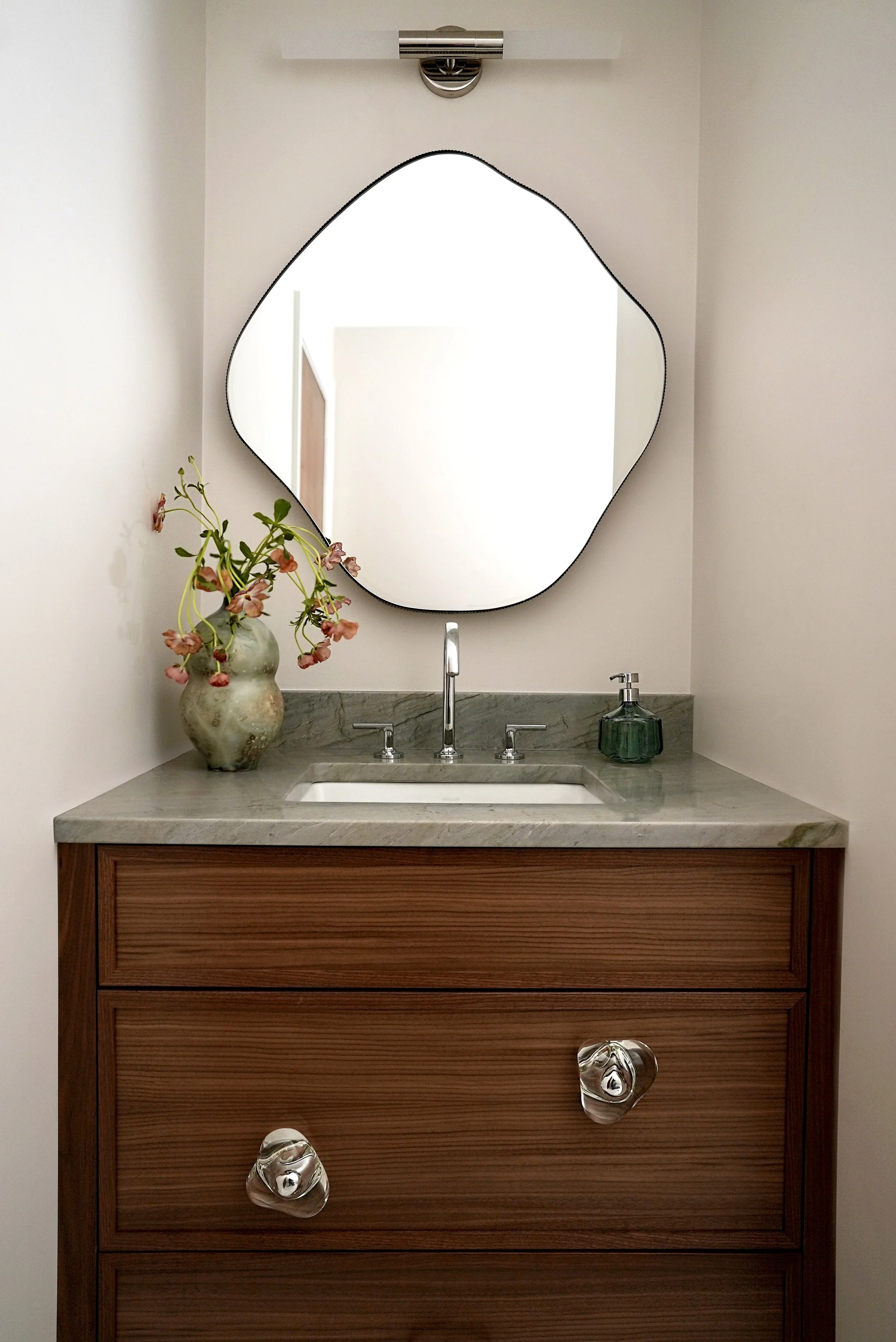 Maison de Molly Pittsburgh Interior Designer Mid Century Modern home living dining bath room by Molly Lucas