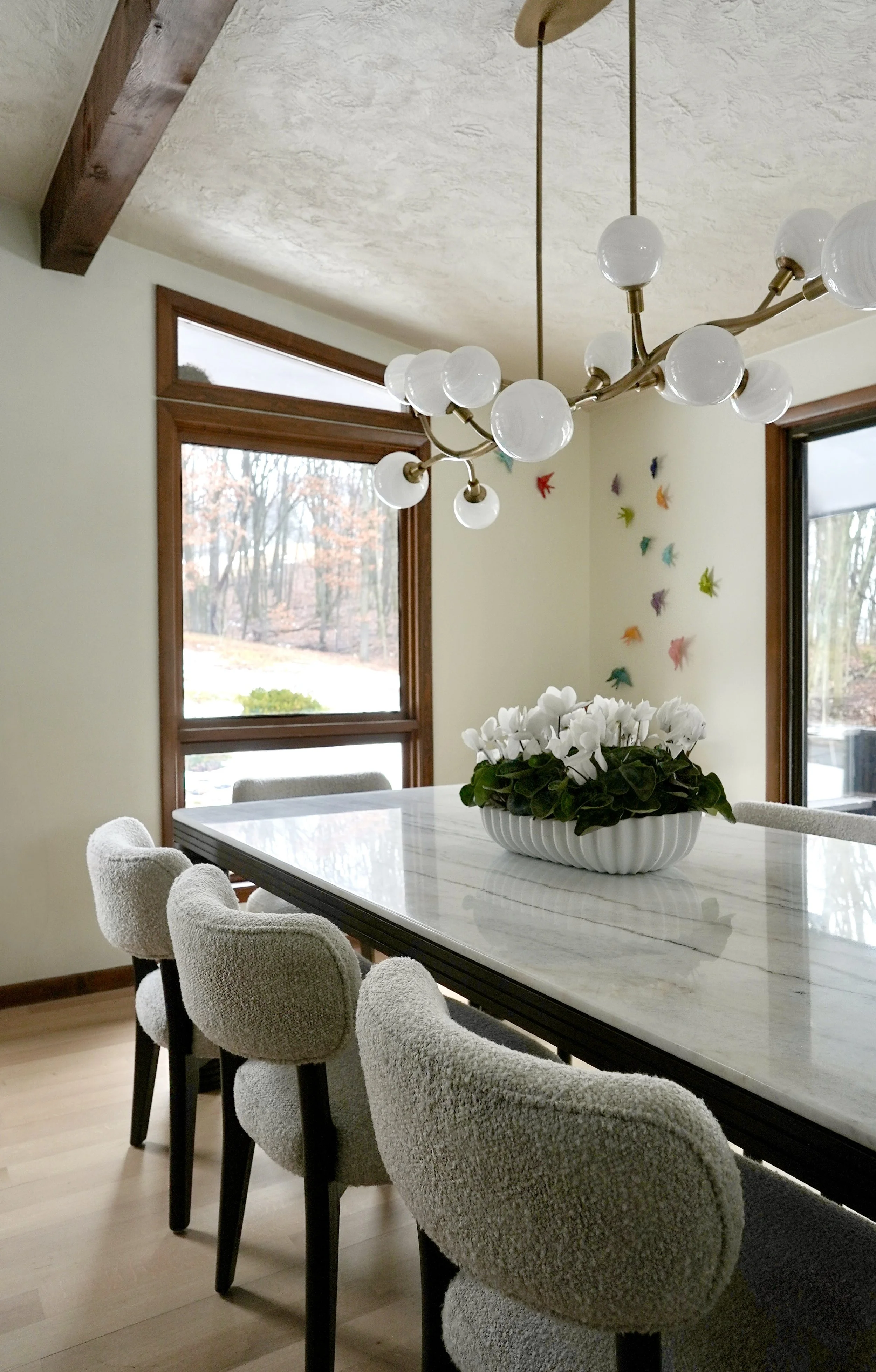 Maison de Molly Pittsburgh Interior Designer Mid Century Modern home living dining bath room by Molly Lucas