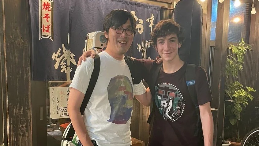 What a blast picking some tunes in a Tokyo karaoke booth last night with the great @takumikodera !