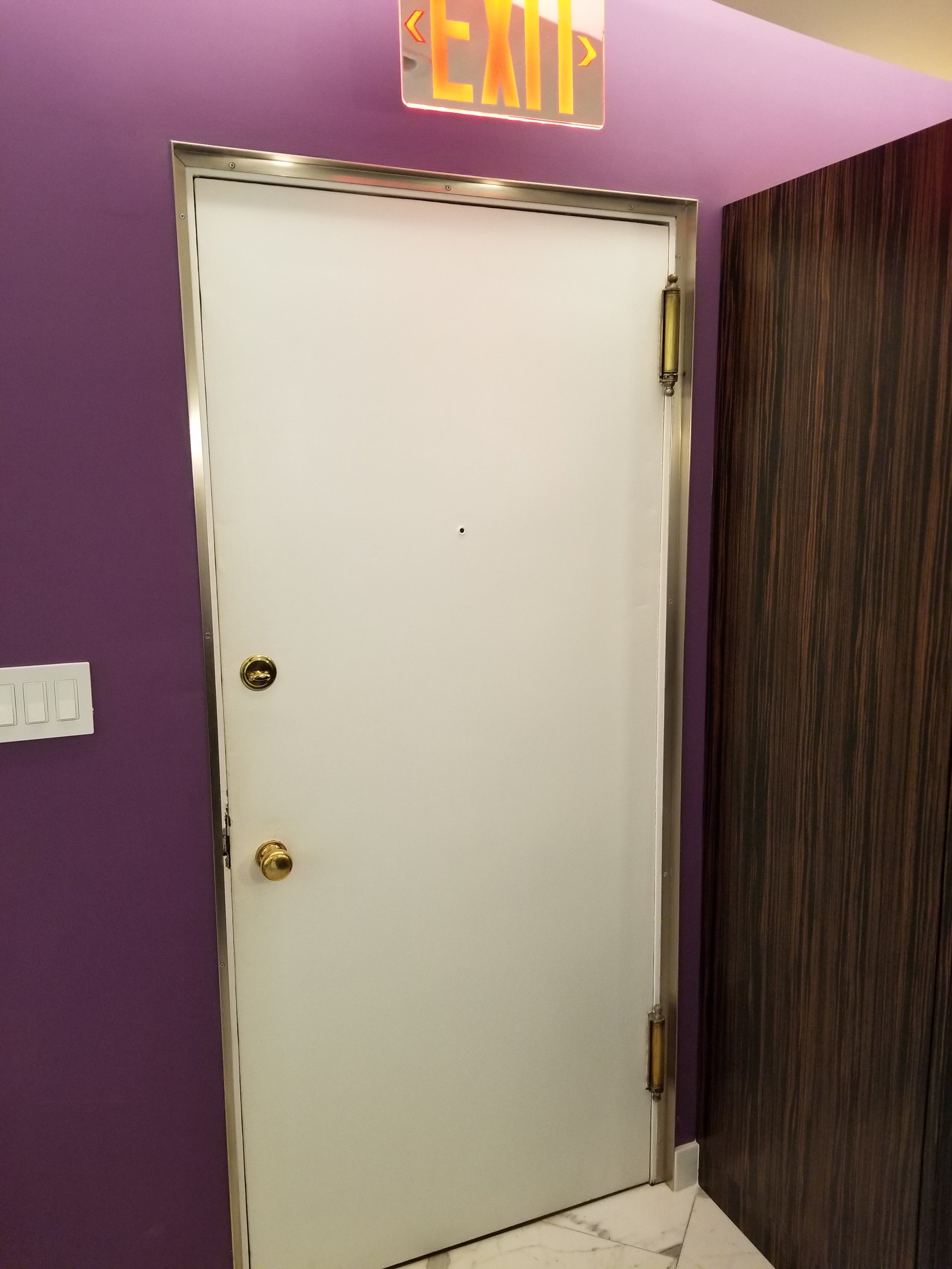 BEFORE: Madagascar Mahogony for Doctors office