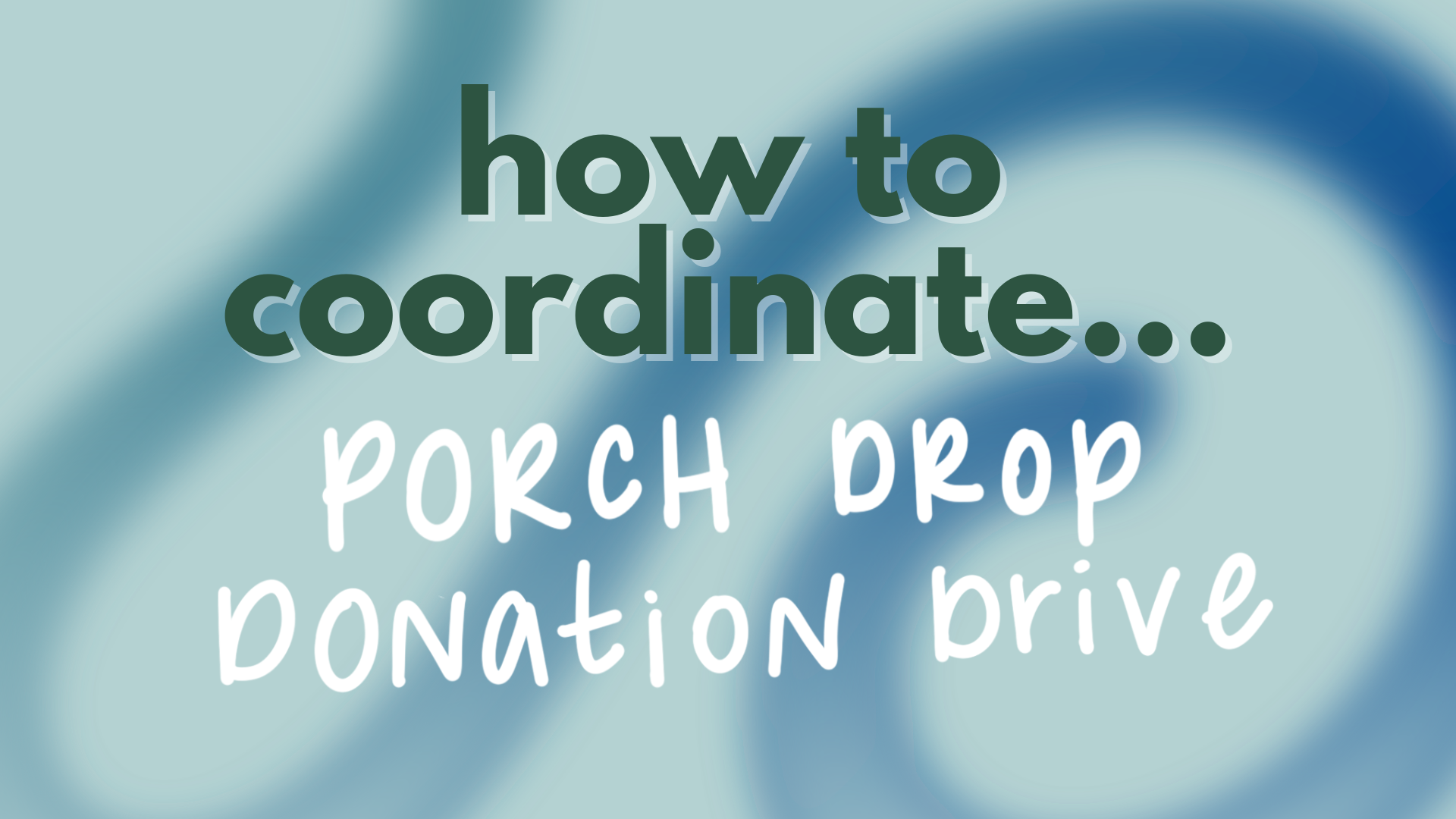 Accessible Donation Drive for All!