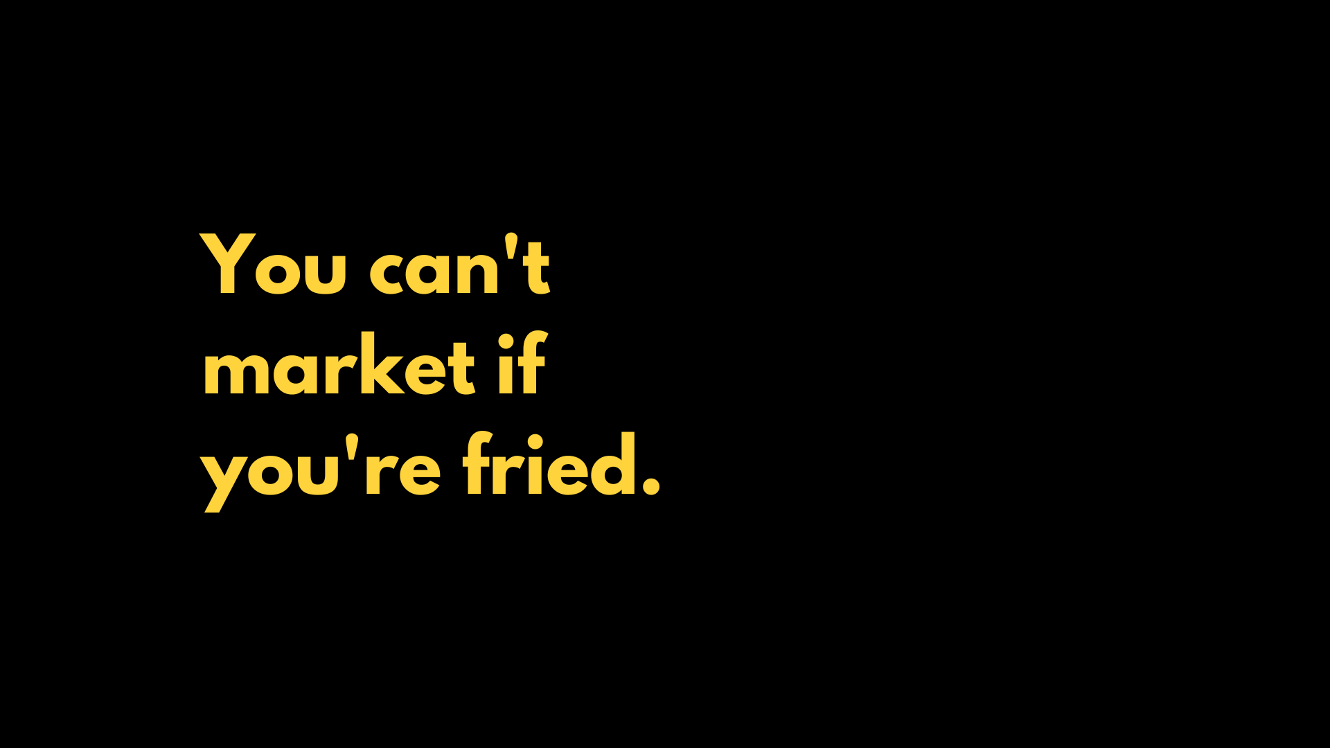 Build Without Burnout: A Marketing Starter Guide for New Founders