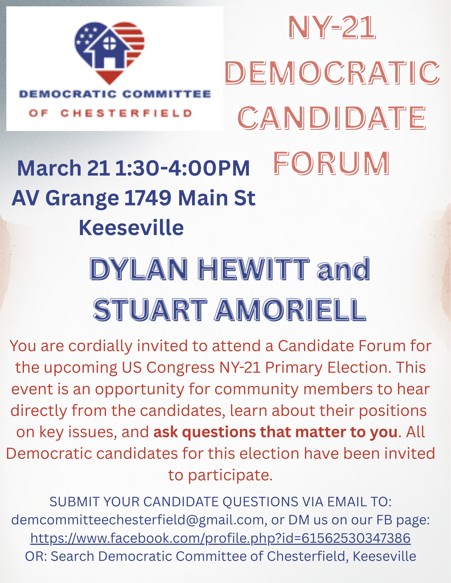 NY-21 Candidate Forum