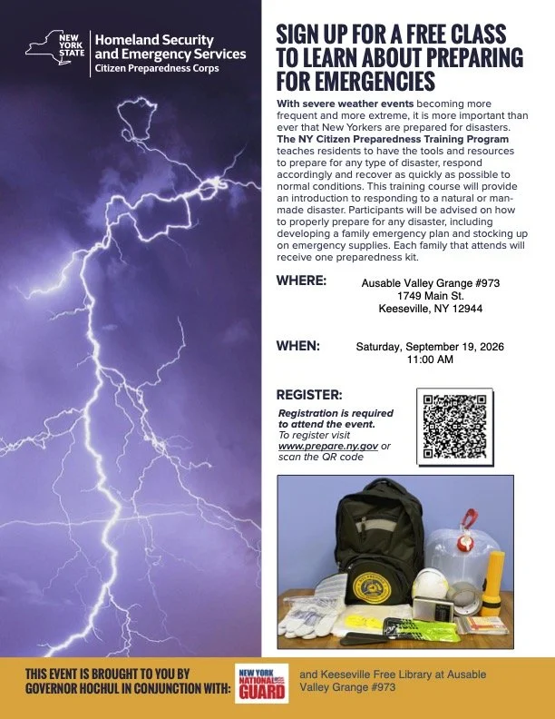 Emergency Preparedness Class