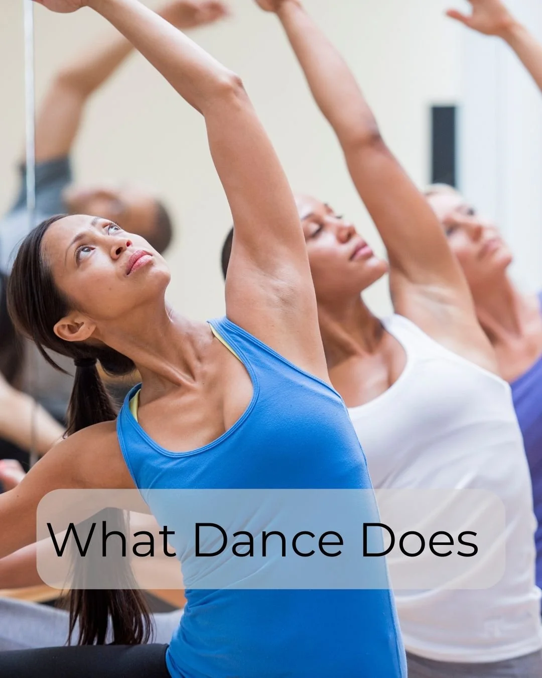 They say walking helps slow cognitive decline.

That something as simple as putting one foot in front of the other&hellip;
Can literally support your brain.

So then I ask&hellip;
If walking can do that &mdash;
What do you think dancing can do?

🧠 W