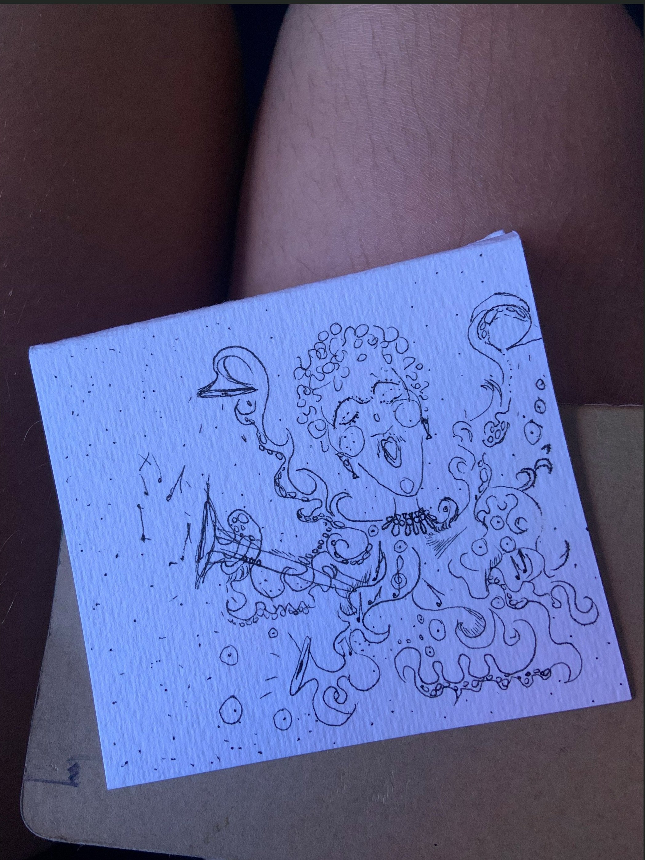 Shahla, Pen on Paper, 2022