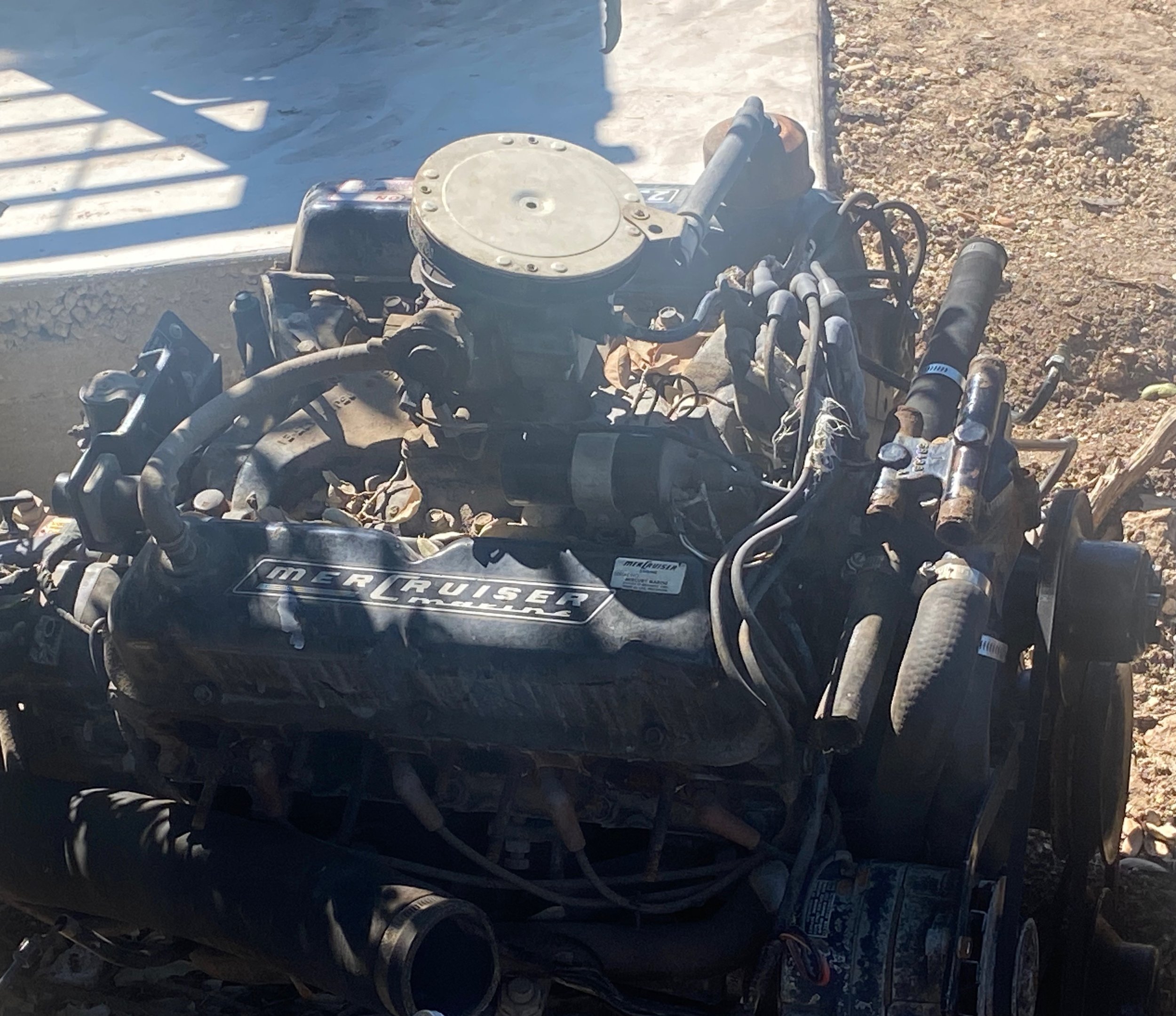 Ford 351 marine engine core. This is a core will need to be rebuilt (no cracks).