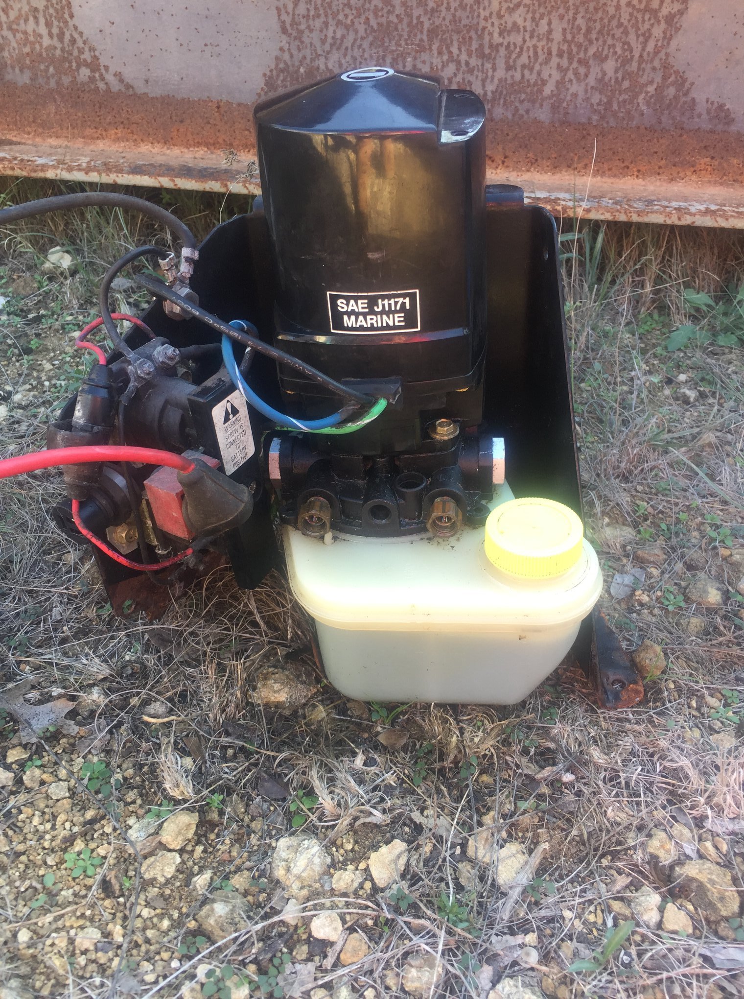Mercruiser power trim tilt pump.