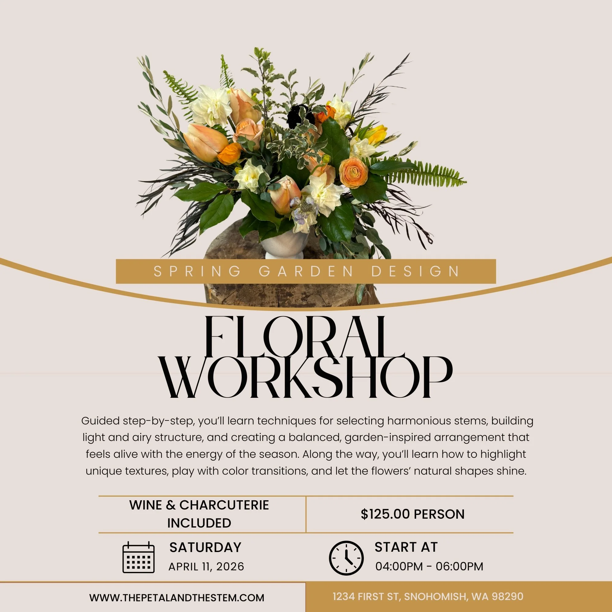  Spring Garden Design - Floral Workshop