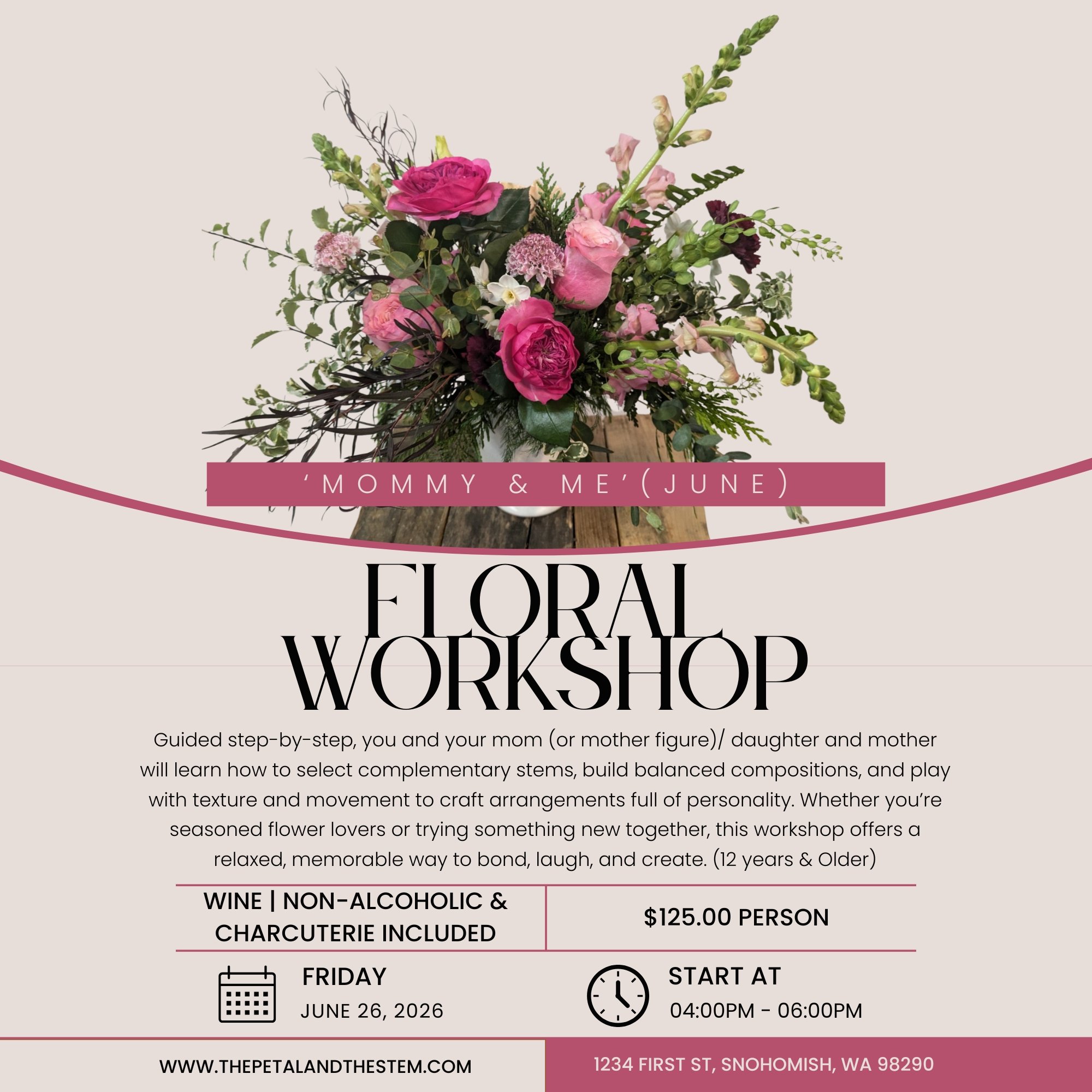 ‘Mommy &amp; Me’ - Floral Workshop (June)