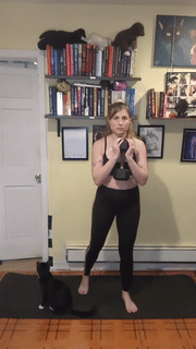 Sprinter Stance Squats