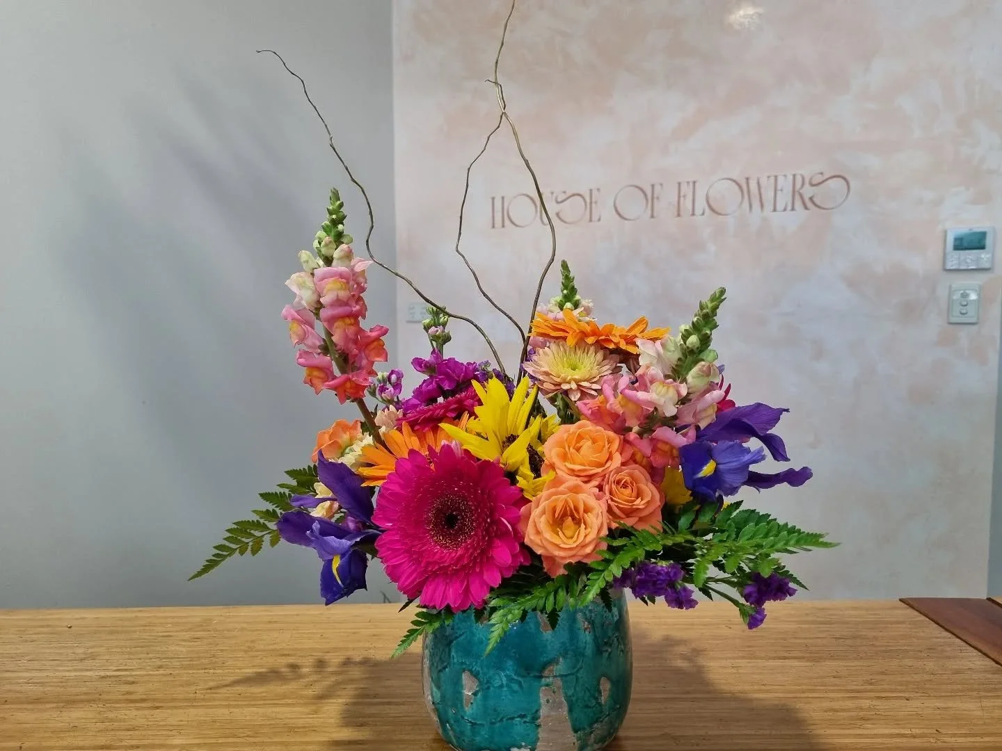 Beautiful Bright arrangement in store today!!