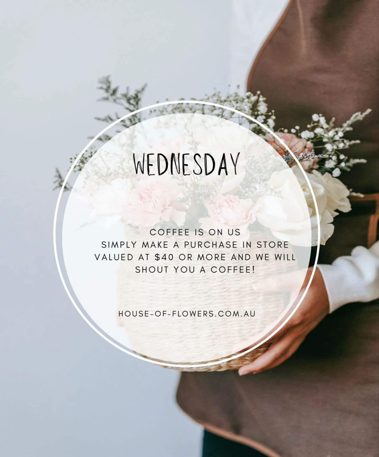 Flowers and coffee are a great way to start your day!! As part of our birthday celebrations we will shout you a coffee at the gorgeous @cafesisily simply make a purchase at House of Flowers and collect your voucher for FREE COFFEE ☕️