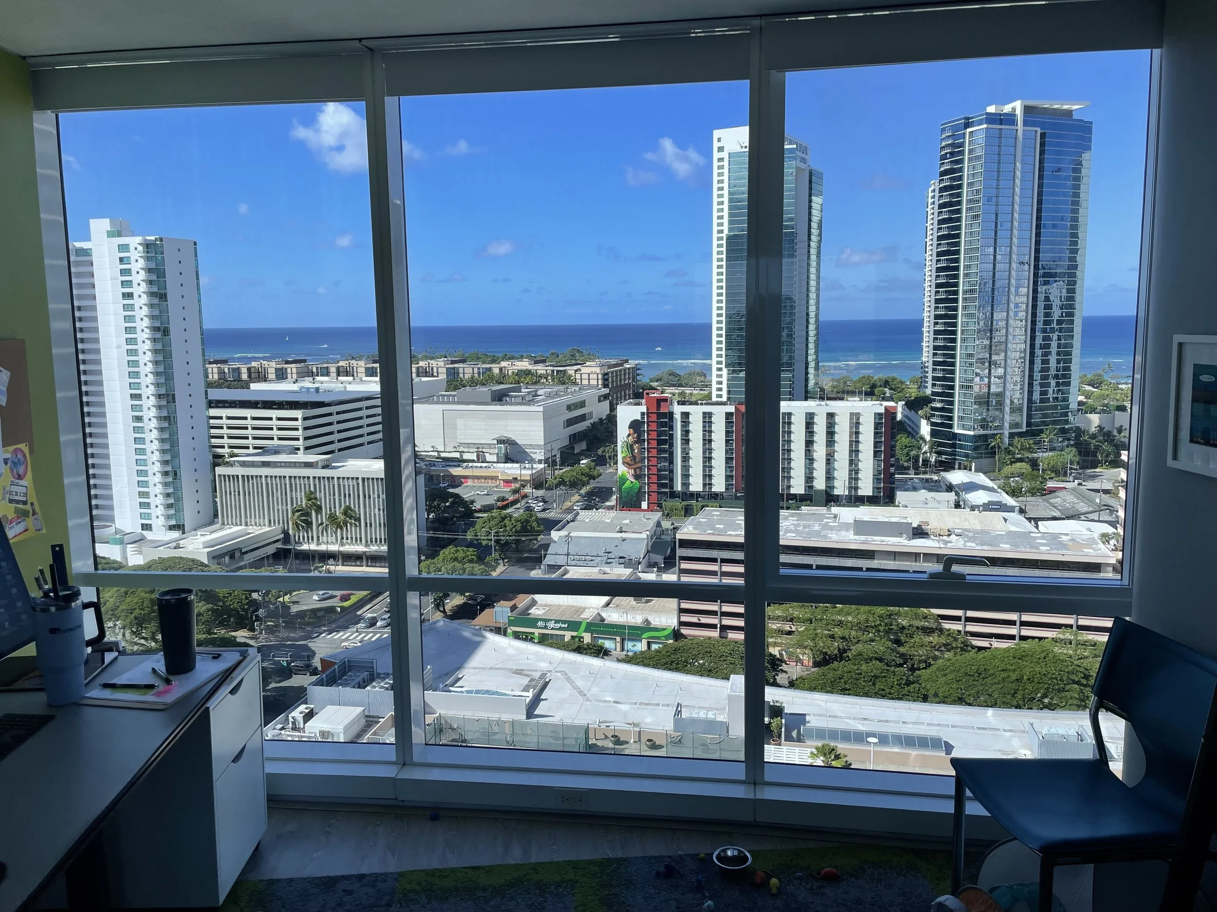 la vista dalla mia casa