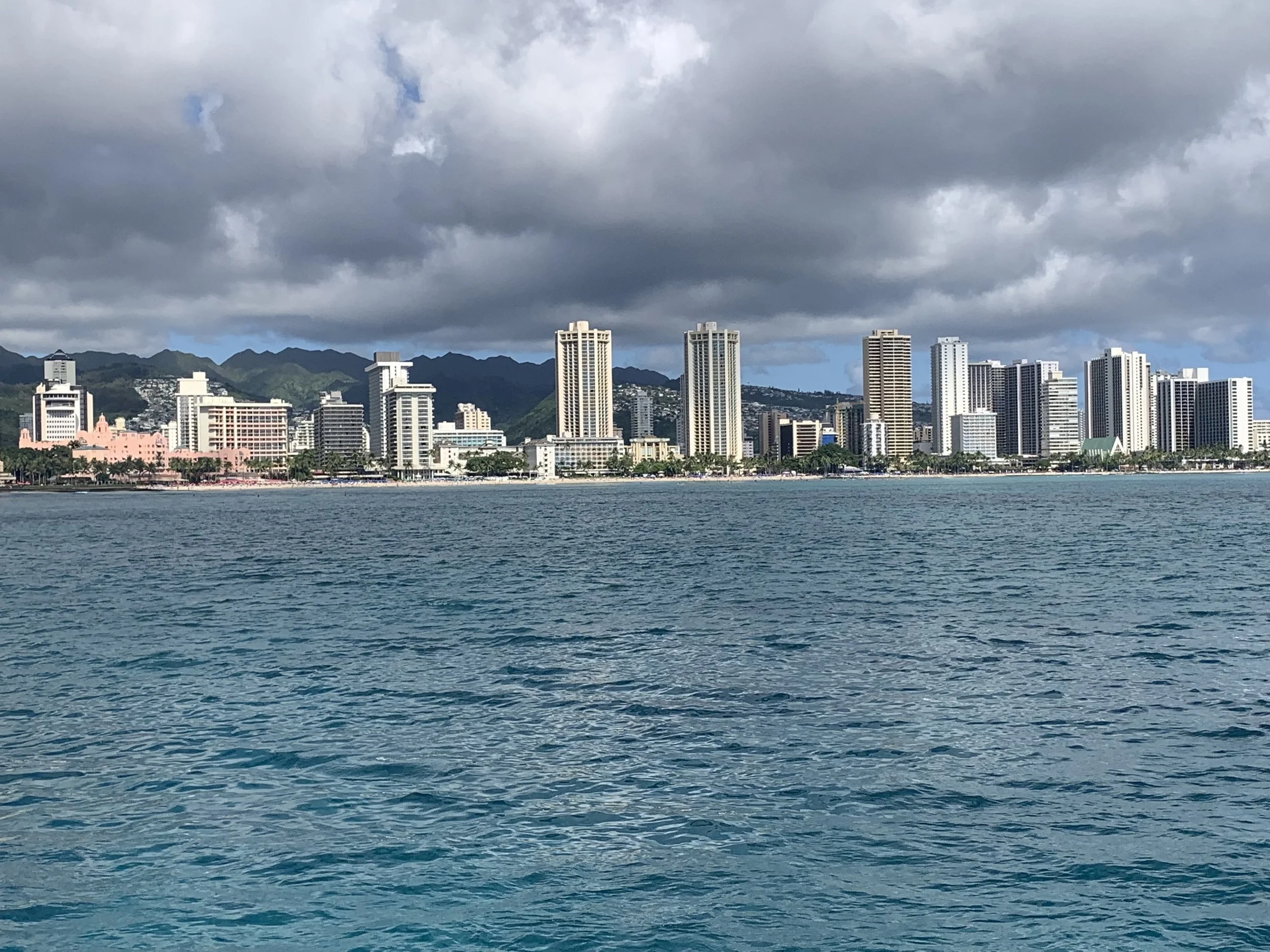 Waikiki dal catamarano