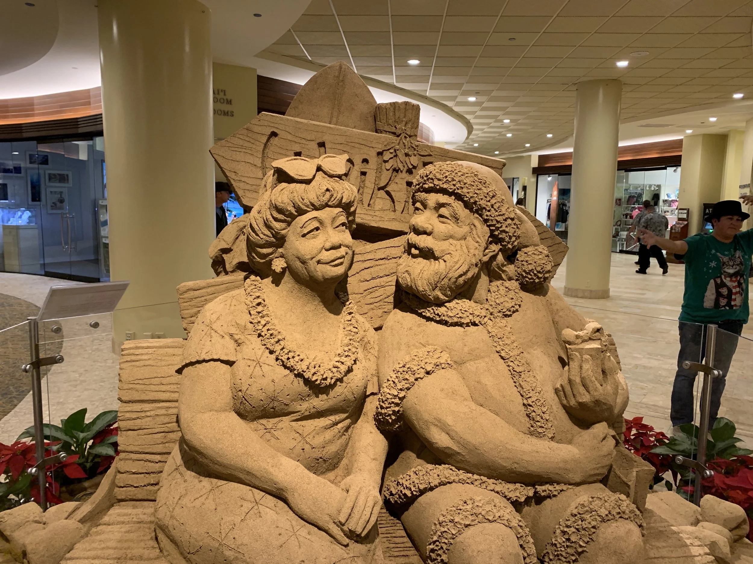 sculture di sabbia a natale