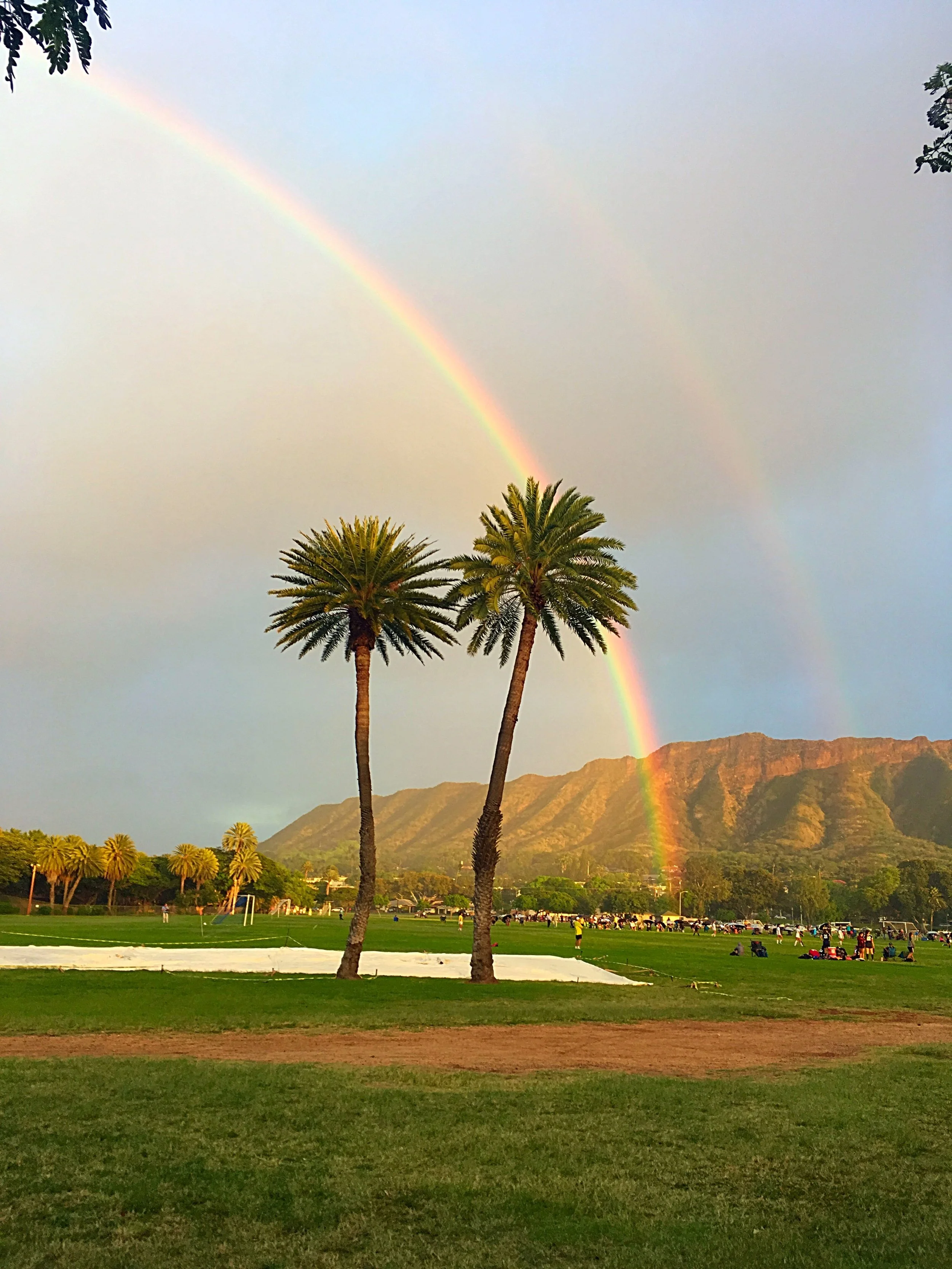 hawaii e molto famoso per gli arcobaleni