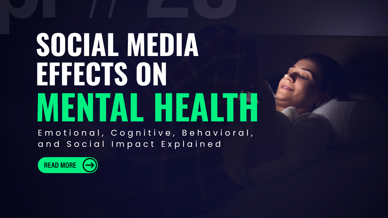 Social Media Effects on Mental Health: Emotional, Cognitive, Behavioral, and Social Impact Explained