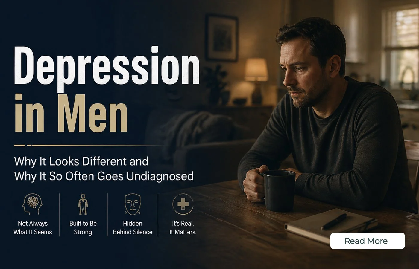 Depression in Men: Why It Looks Different and Why It So Often Goes Undiagnosed