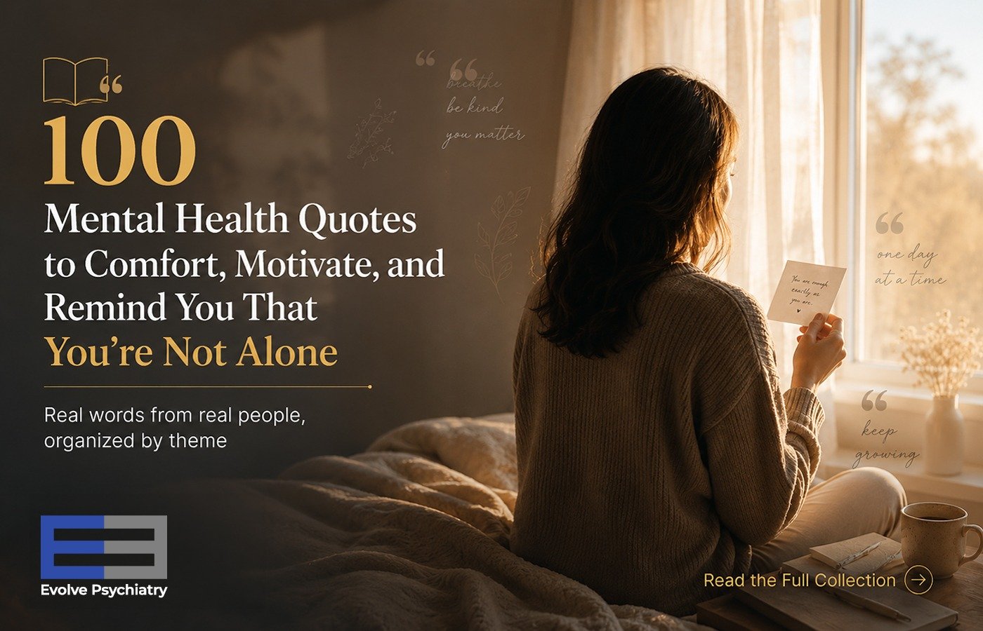 100 Inspiring Mental Health Quotes to Comfort, Motivate, and Remind You That You're Not Alone
