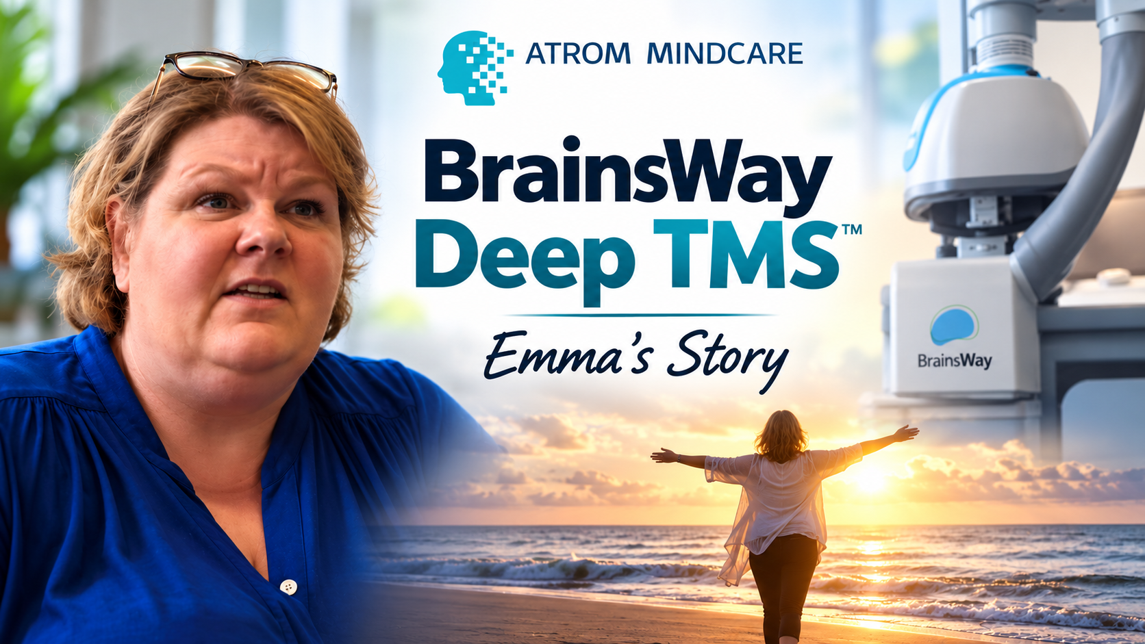 London, UK patient Emma and Dr. Desai-Gupta&nbsp; highlight the success of Deep TMS™ in treating her long-standing depression
