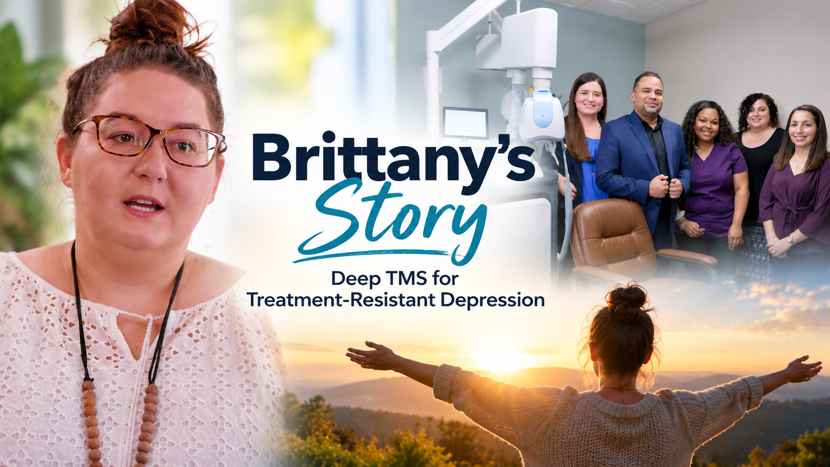 Brittany's Story: Brittany and the provider team describe how Deep TMS™ works to relieve treatment-resistant depression