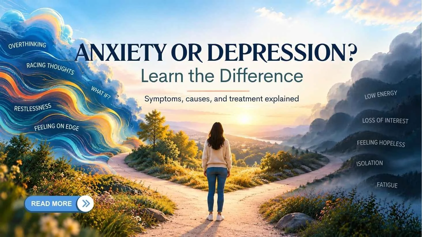 How to Tell the Difference Between Anxiety and Depression (And Why Getting It Right Changes Everything)