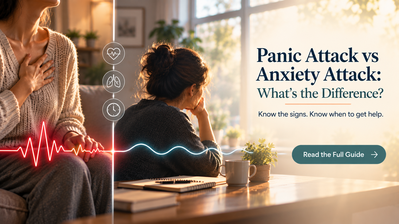Panic Attack vs Anxiety Attack: What’s the Difference, and When Should You Get Help?