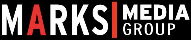 Logo with the words 'MARKS MEDIA GROUP' in bold black and red letters.