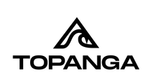 Topanga logo with mountain graphic