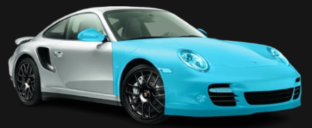 Paint protection film full front coverage