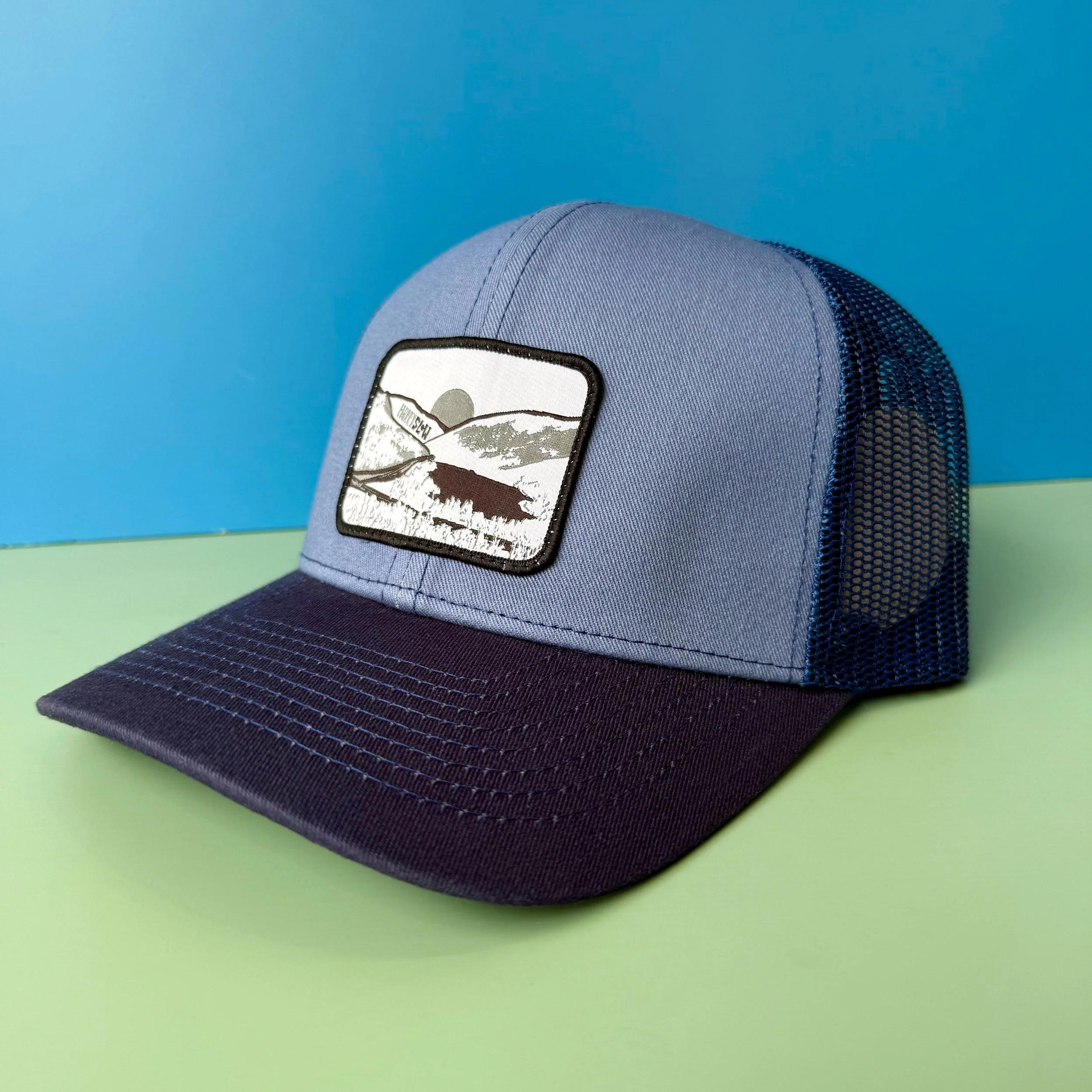 Notch Patch - Trucker | Navy & Denim