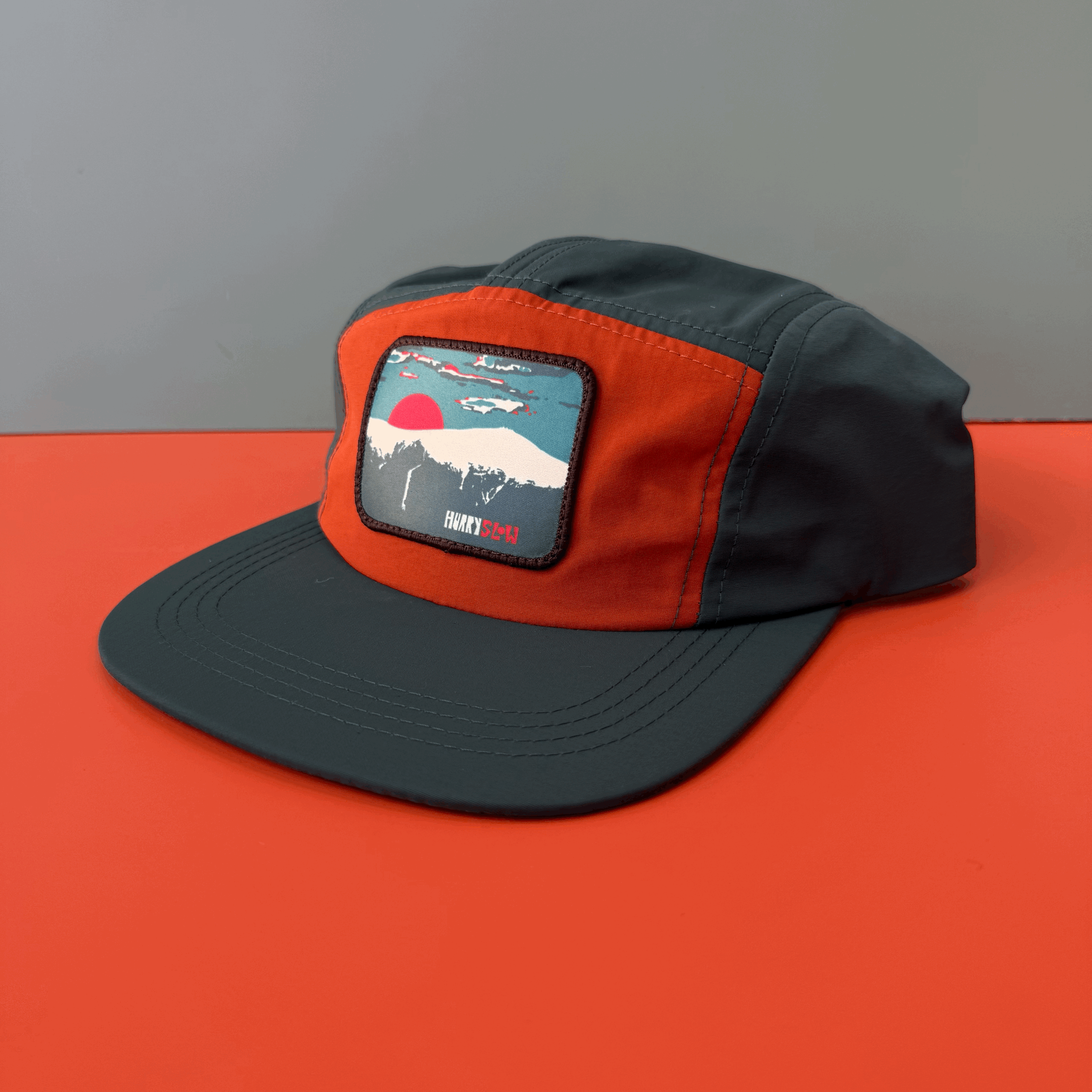 NEW | Rockpile Patch - 5 Panel | Teal & Rust