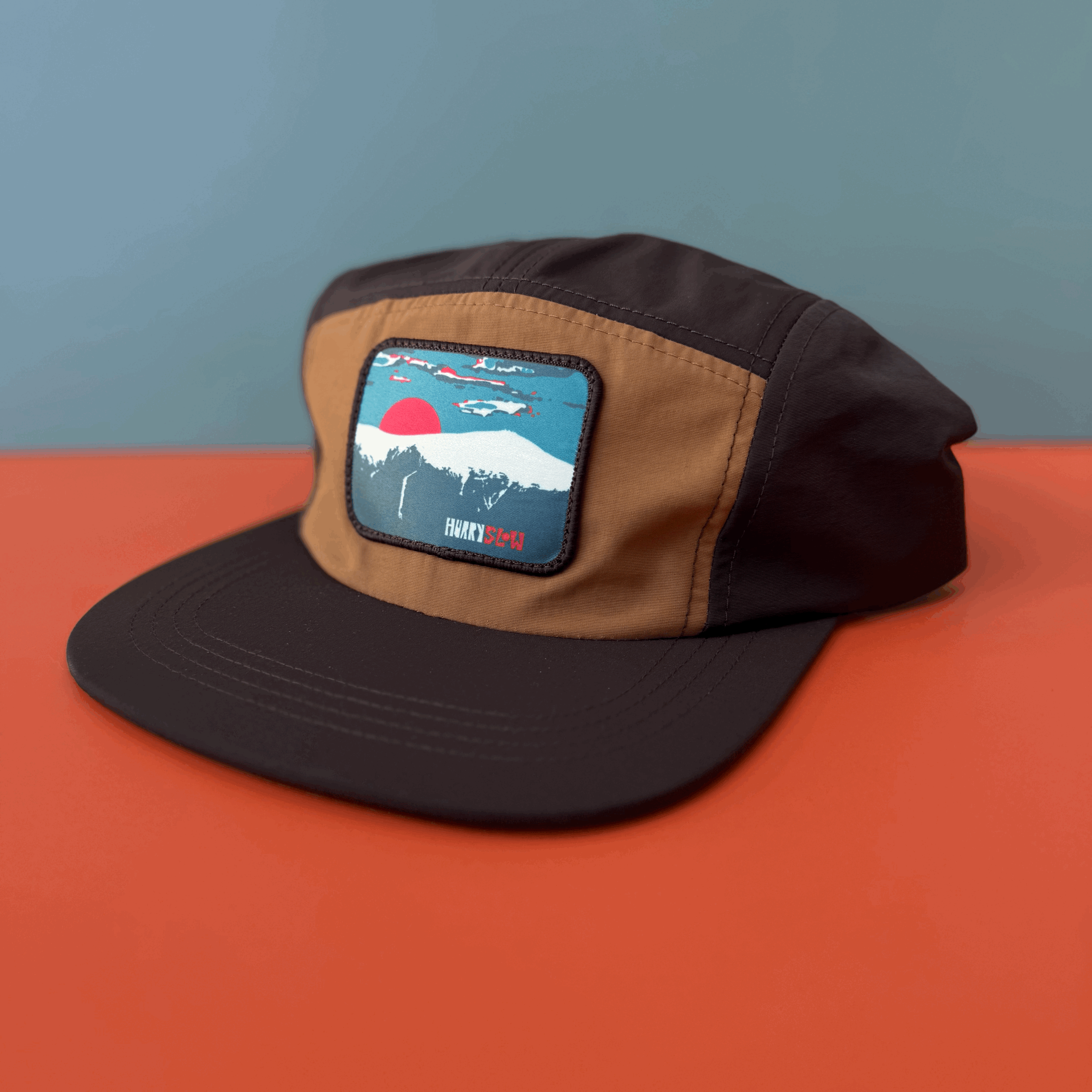 NEW | Rockpile Patch - 5 Panel | Coffee & Cream