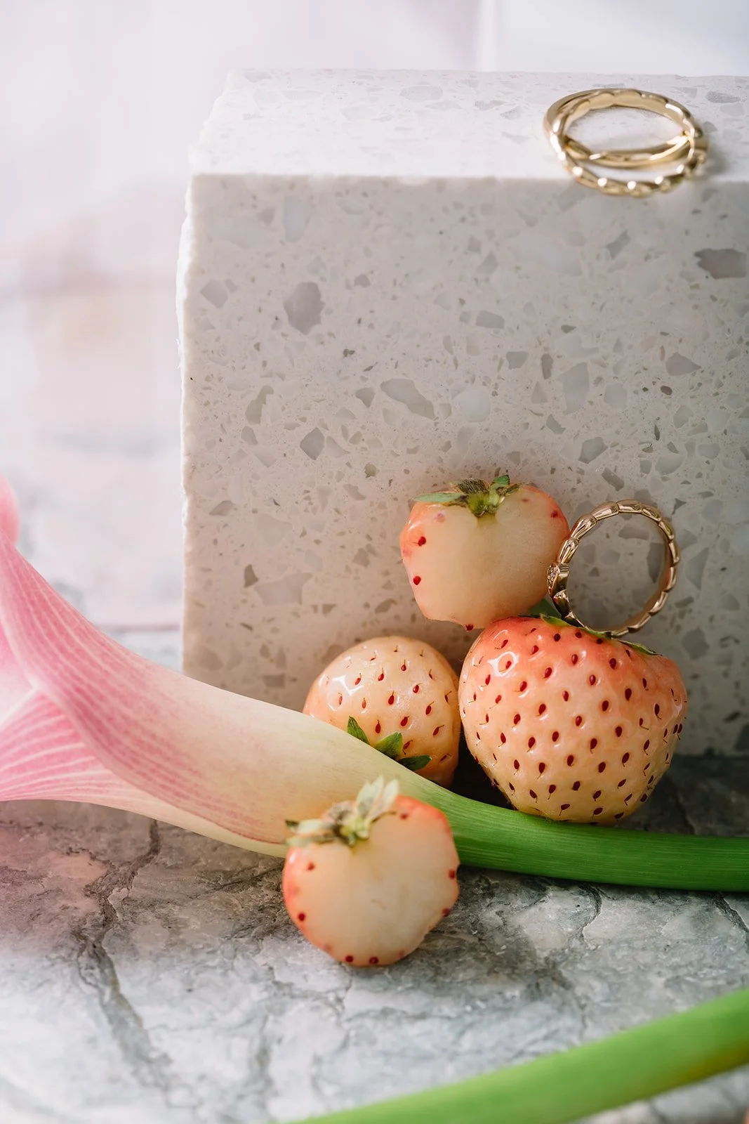 Gold rings - product photography be Ella Mack