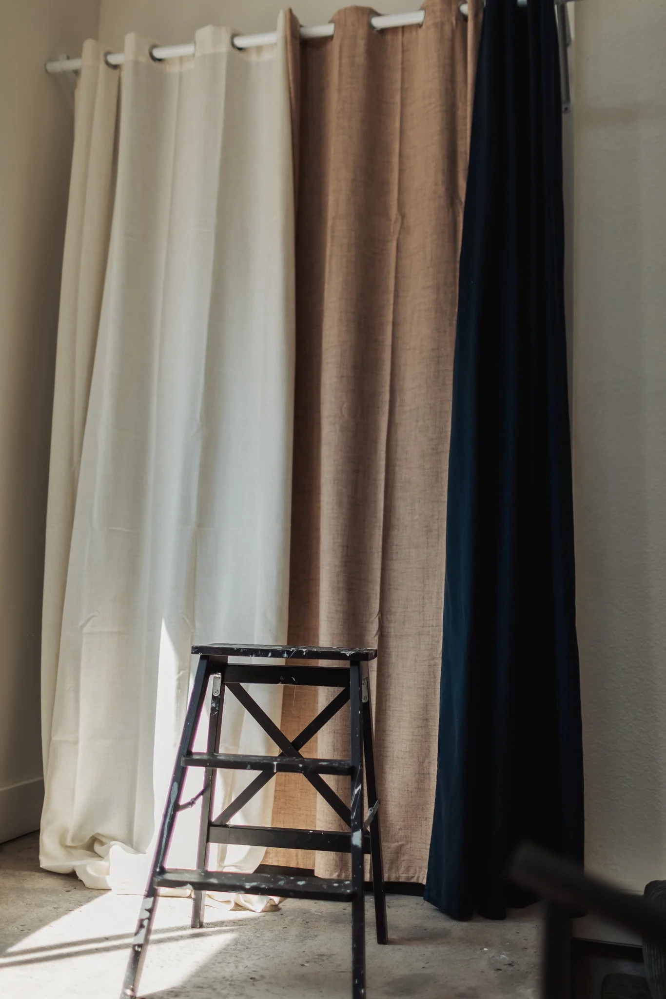 Villeray studio – backdrop setup