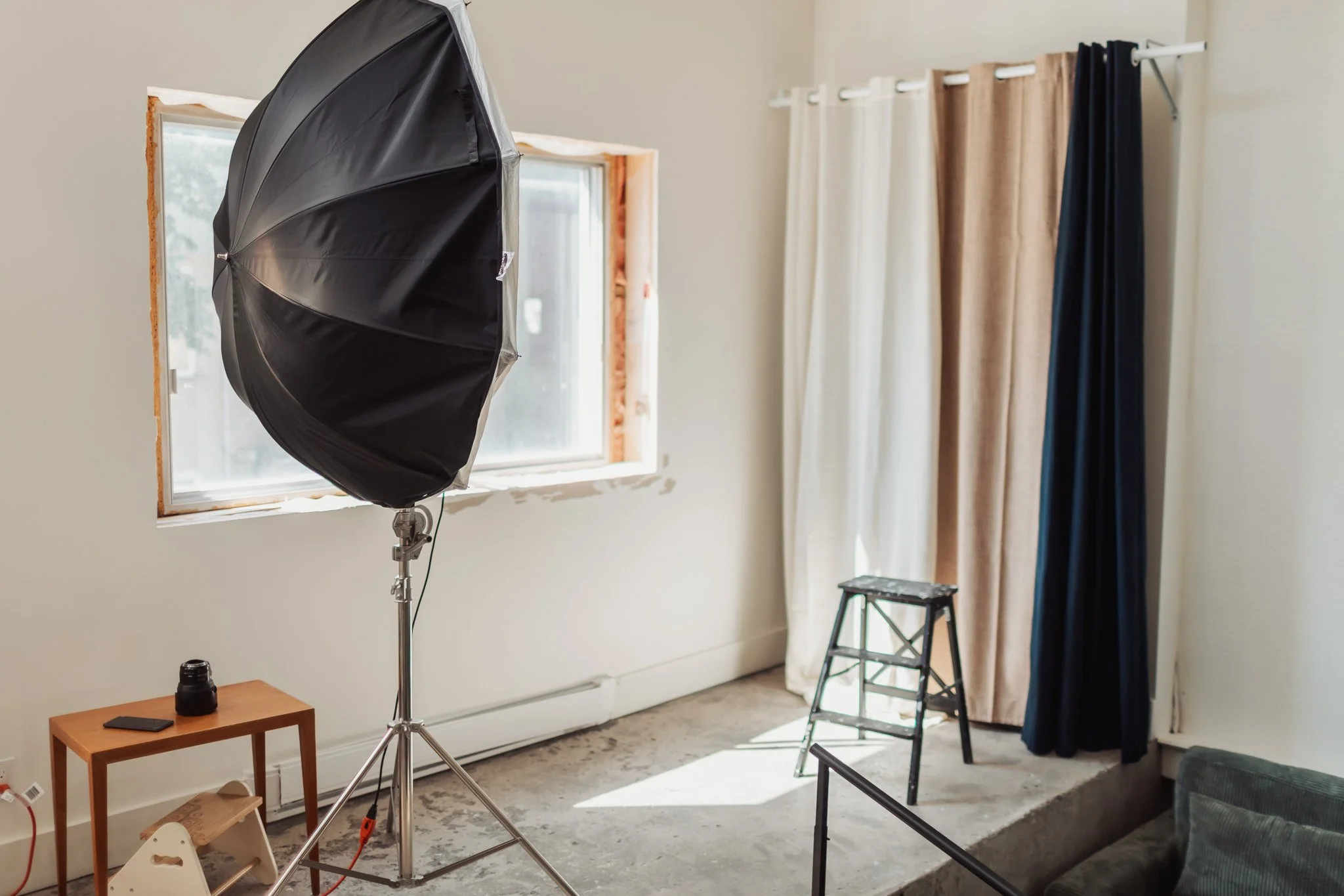 Montreal studio lighting setup