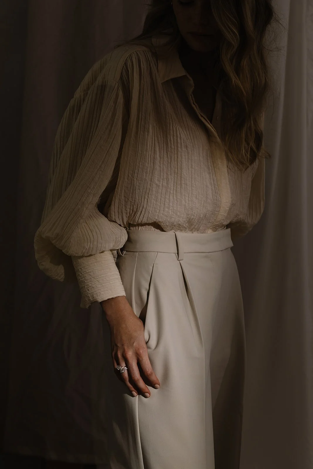 Editorial portraiture for Montreal jewellery campaign