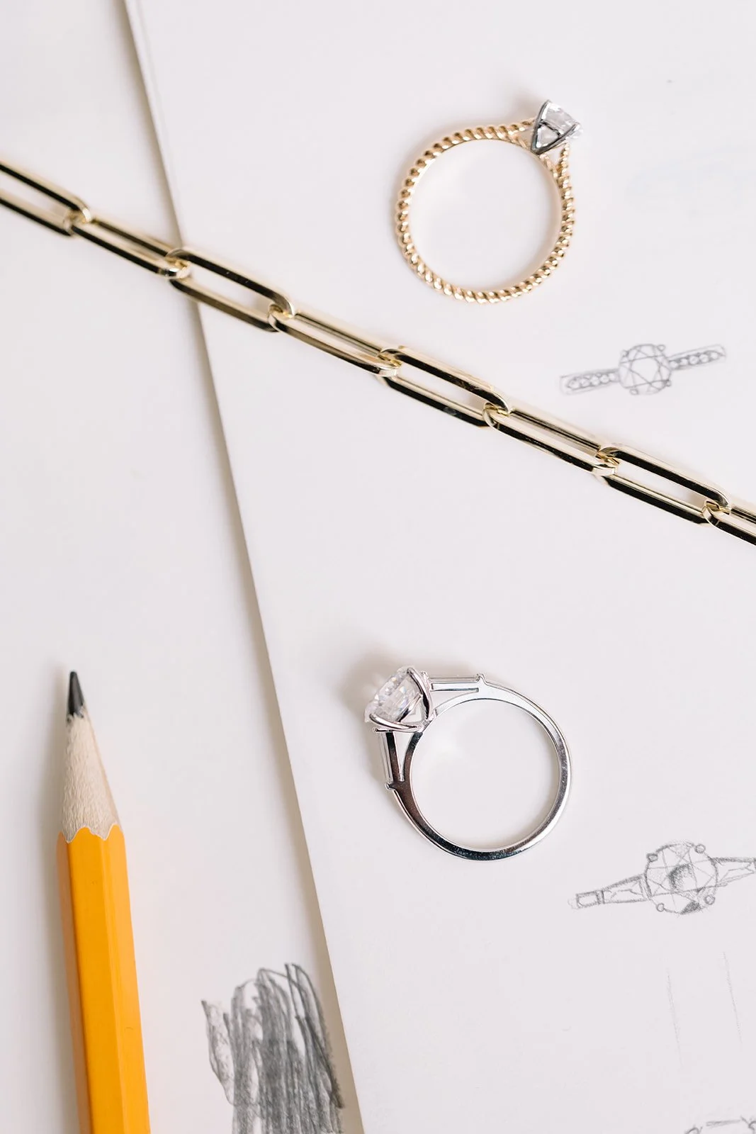 Montreal jewellery sketch - commercial photography
