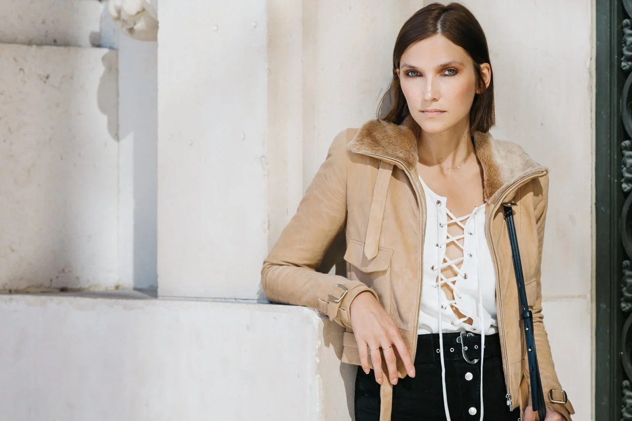 15 Beige bespoke jacket women Calgary Canada.jpg