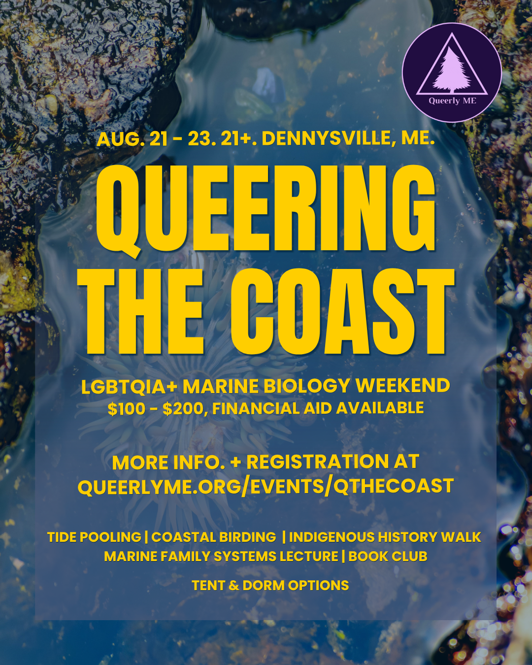 Queering The Coast: LGBTQIA+ Marine Biology Weekend