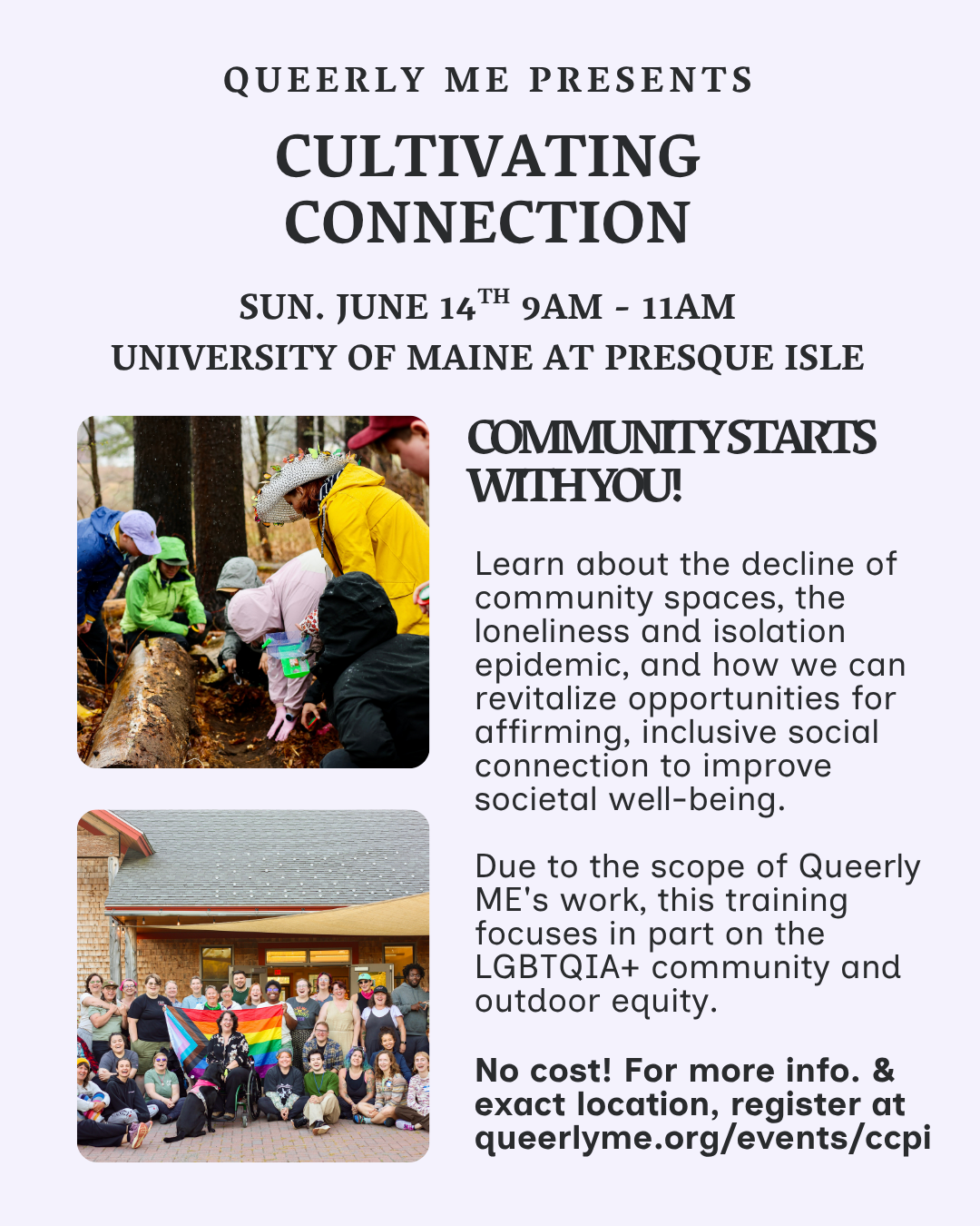 Cultivating Connection Training: Presque Isle