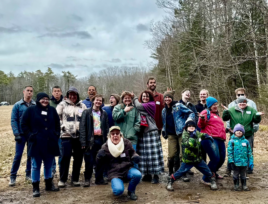 Trail Mixer with Brunswick-Topsham Land Trust. April 2025.