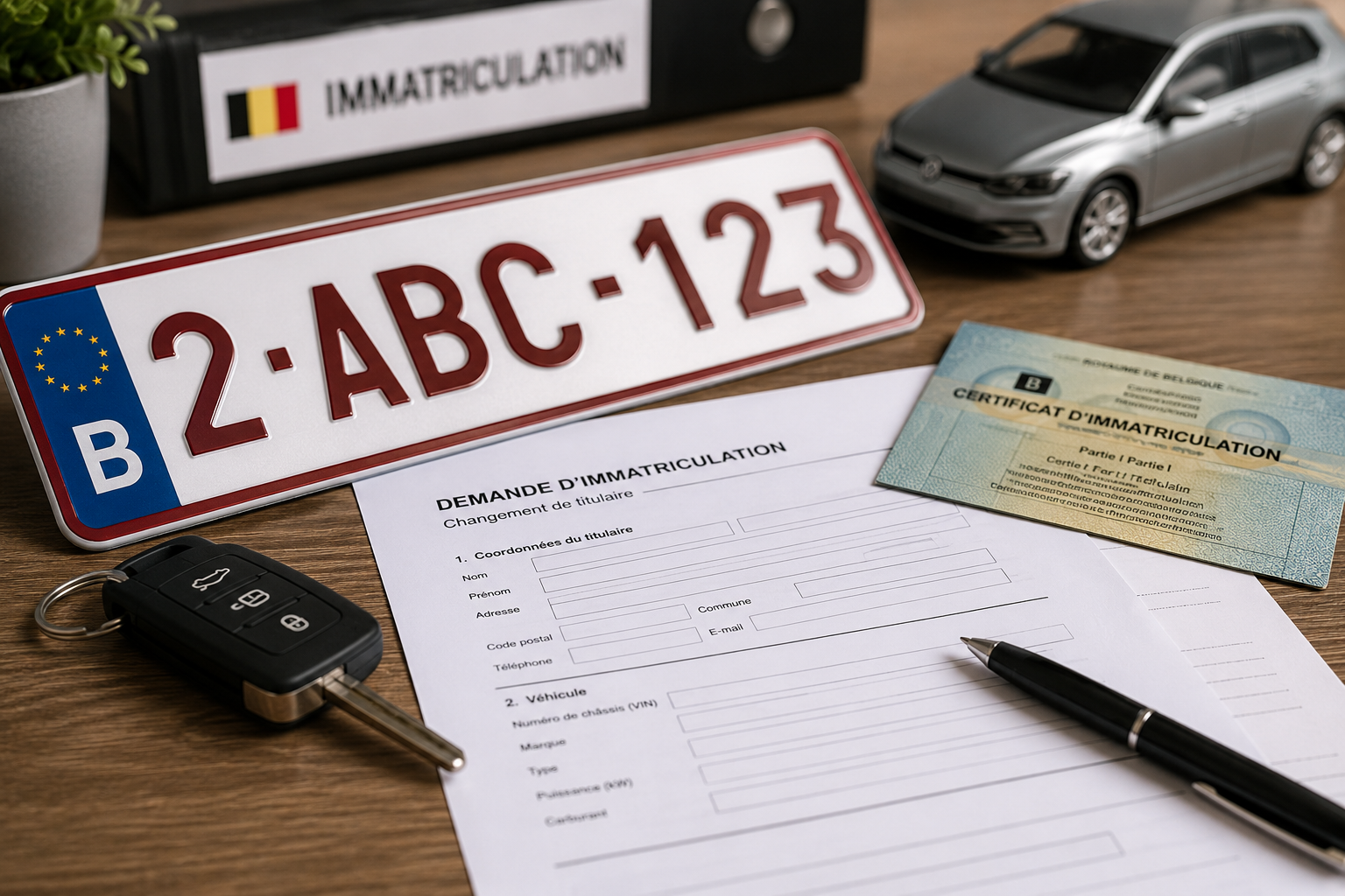 Immatriculer un véhicule en Belgique dans un délai de 24 à 48 heures
