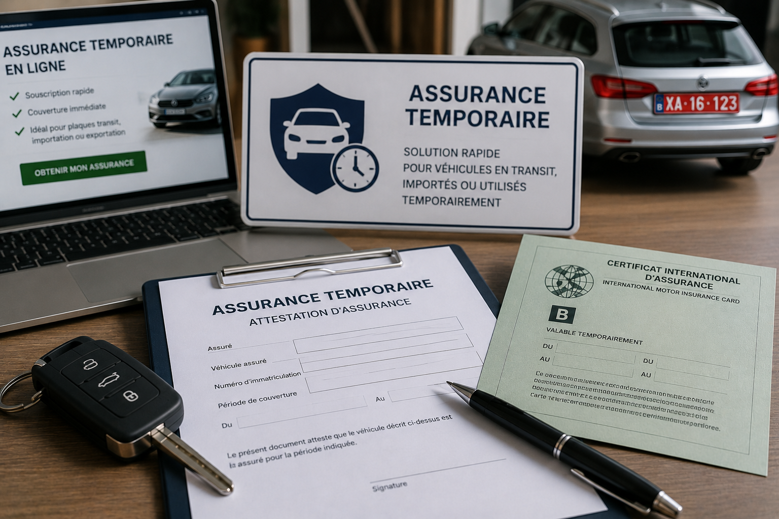 Assurer temporairement un véhicule