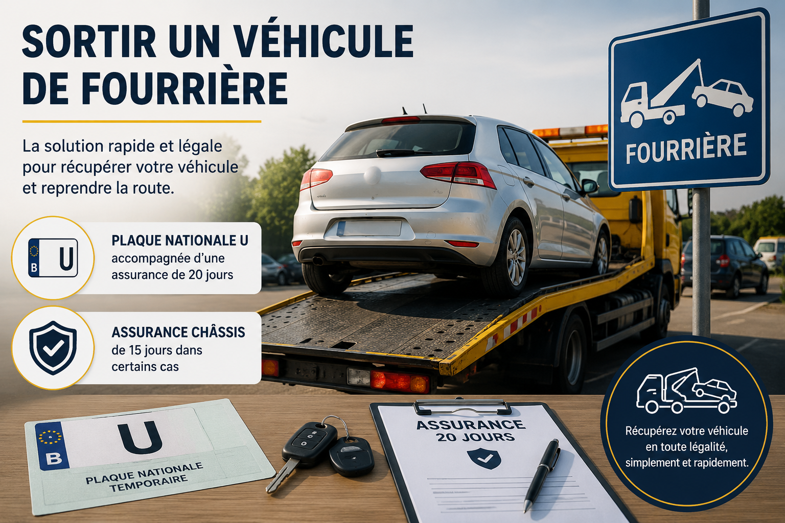 Sortir un véhicule de fourrière