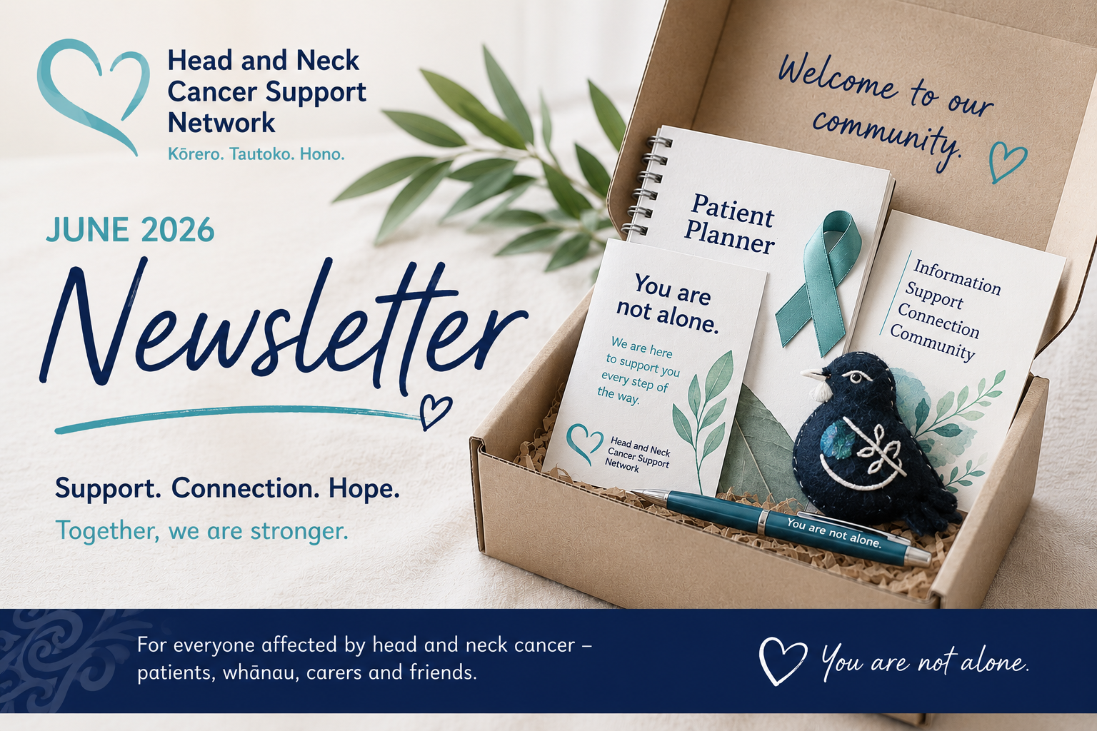 Head &amp; Neck Cancer Support Network Trust Community News June 2026