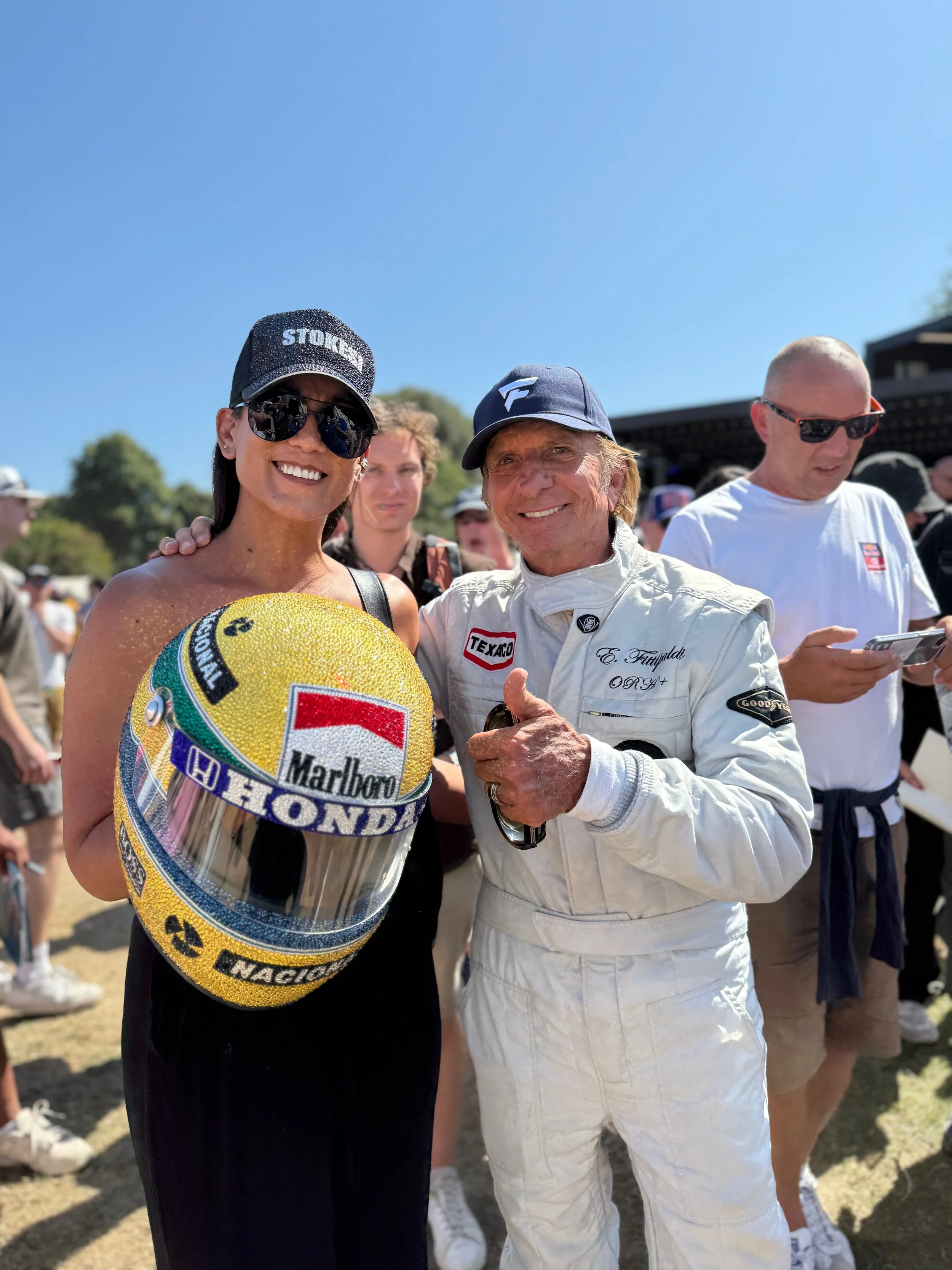 STOKESI with Emerson Fittipaldi at Festival of Speed 2025